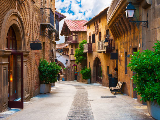El Poble Espanyol – A Spanish Village in Barcelona Image