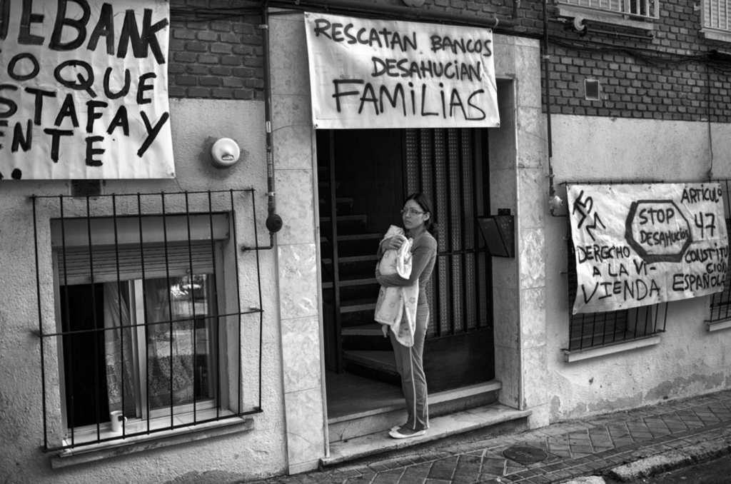 Desahucios - evictions from Spanish homes